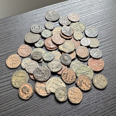 Lot 50 Late Roman Byzantine coins #A955