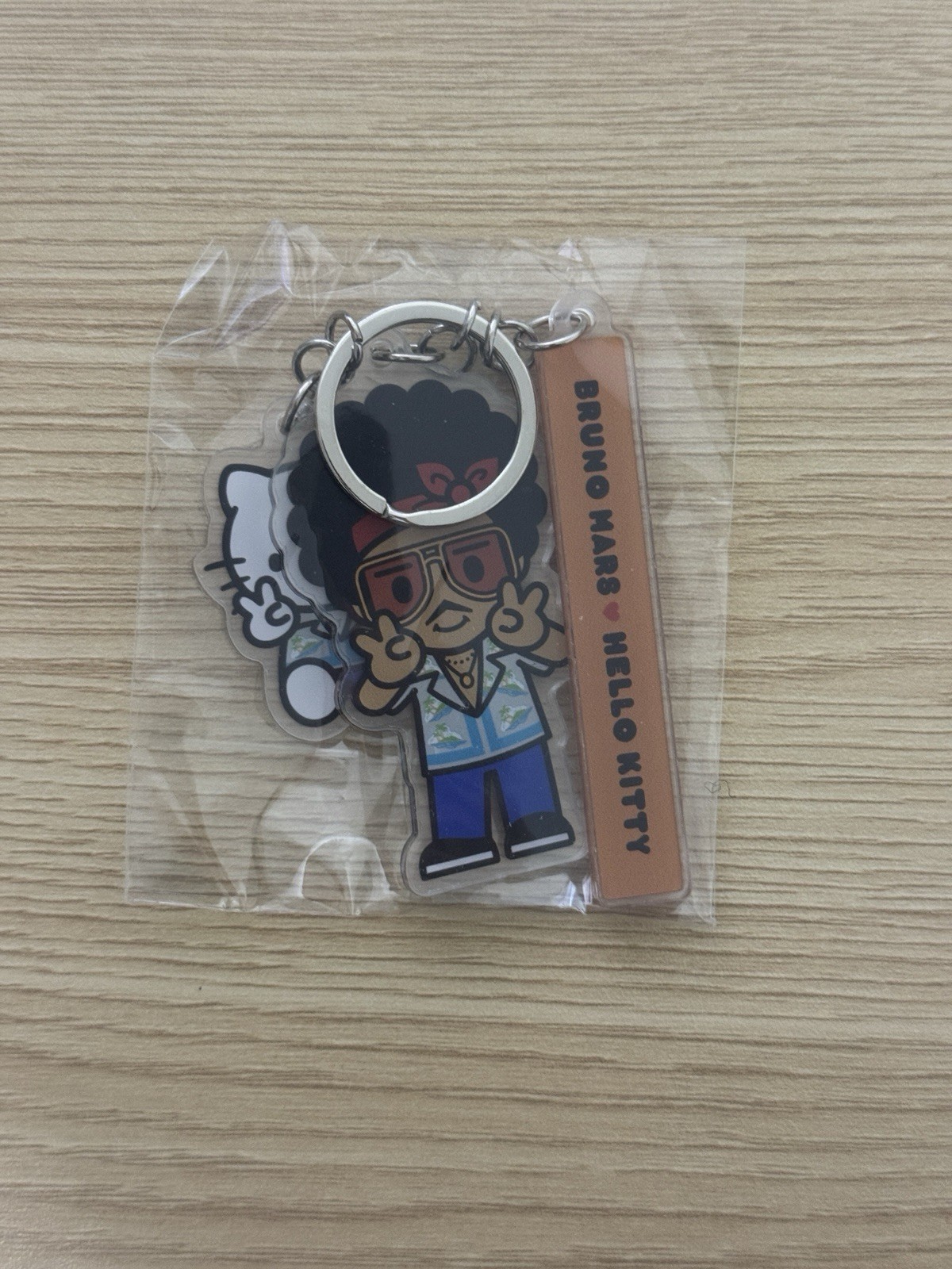 Hello Kitty x Bruno Mars Acrylic Keychain