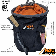 Chalk Bag Roll Top Rock Climbing & Bouldering NGUClimbing Boulder Equipment Gear