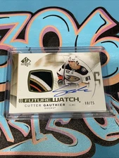 Cutter Gauthier 10/25 Future Watch Patch Auto 2024-25 UD SP Authentic (CH)