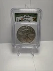 2021 $1 Type 1 American Silver Eagle ICG MS69 Breakmint Blackjack Label