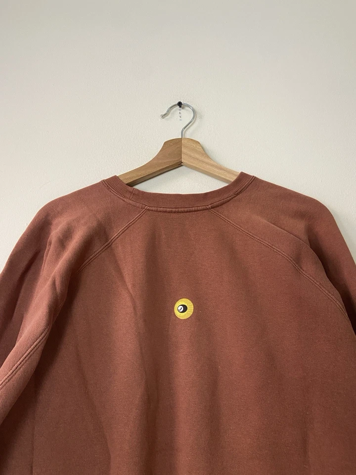 Sudadera Grande De Colección Años 90 Freshjive Skate Skateboarding RARA Naranja Quemado Foto 4 de 4