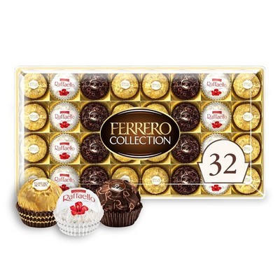 Ferrero Collection Premium Chocolate Assortment Gift Box 32 Count