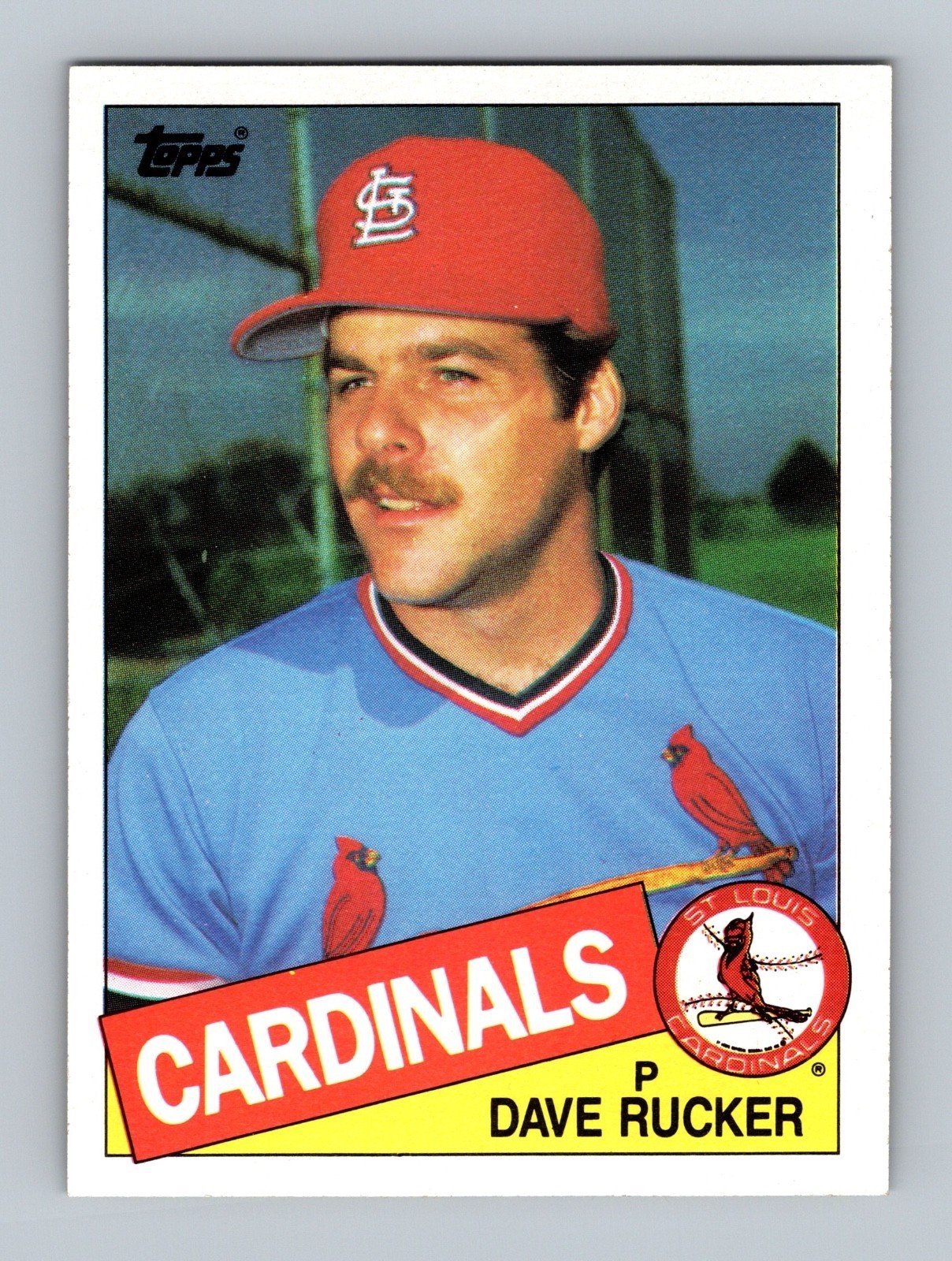 Dave Rucker St. Louis Cardinals #421 1985 Topps Baseball