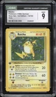 1999 Pokemon GERMAN 1st Edition Base Set Raichu Holo 14/102 CGC 9 MINT
