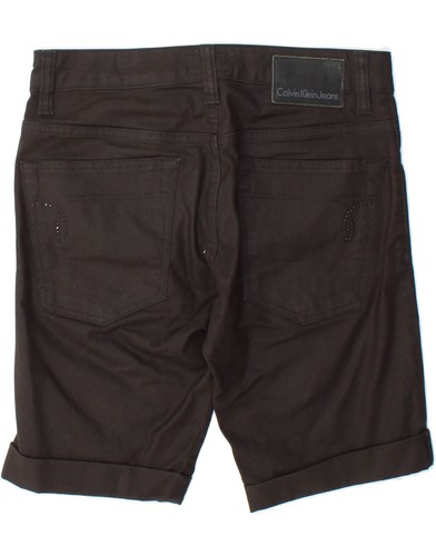 Pantalones Cortos Informales CALVIN KLEIN Para Hombre W30 Medianos Negros Algodón HI07 - Imagen 2 de 3