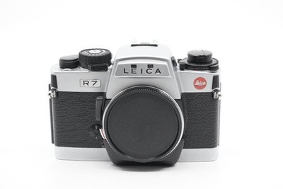 Leica R7 Silver Chrome 35mm SLR Film Camera Near Mint Tested Clean