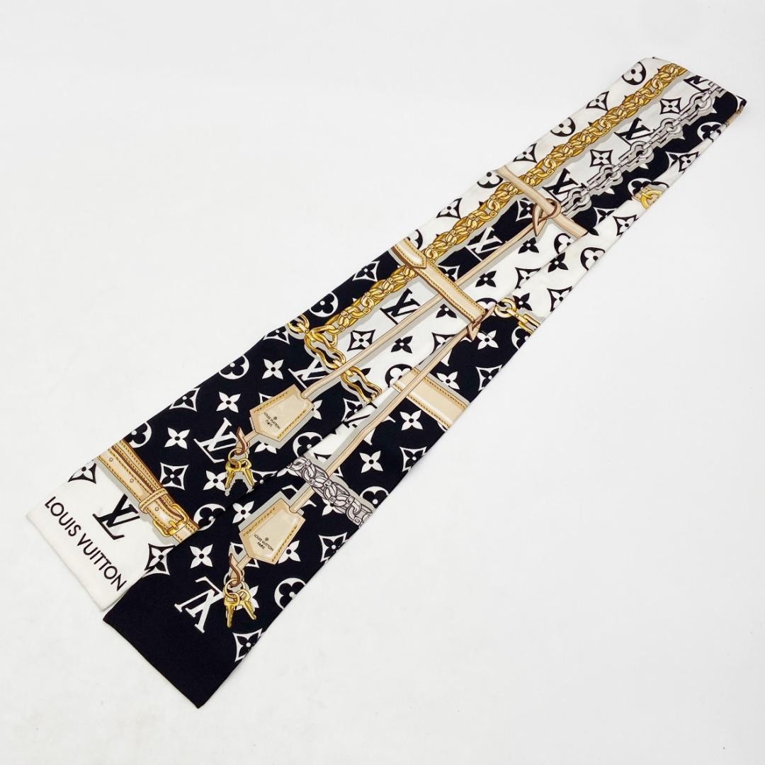 Louis Vuitton Monogram Silk Confidential Hair Band M78656 Headband