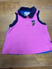 Vtg Walt Disney World Baby Colorblock Minnie Shirt 24m