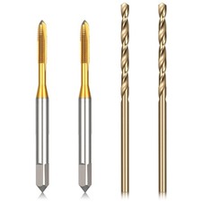 M3 x 0.5 Tap and 2.5mm Drill Bit Set 4 Piece Metric Thread Tapping Kit Precision