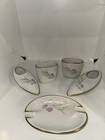 Vintage Rosenthal Parisian Spring Flower Smoking Set 5 Piece Ashtray Cigarette — photo 6