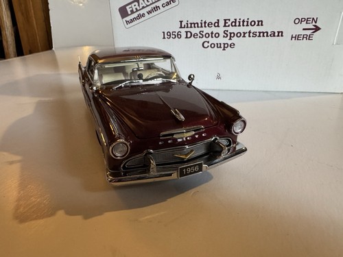Danbury Mint Limited Edition 1:24 scale 1956 DeSoto Sportsman Coupe w/ Box Nice! - Picture 8 of 14