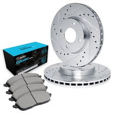R1 Concepts eLINE Series Drilled & Slotted Brake Kit w Ceramic Pads