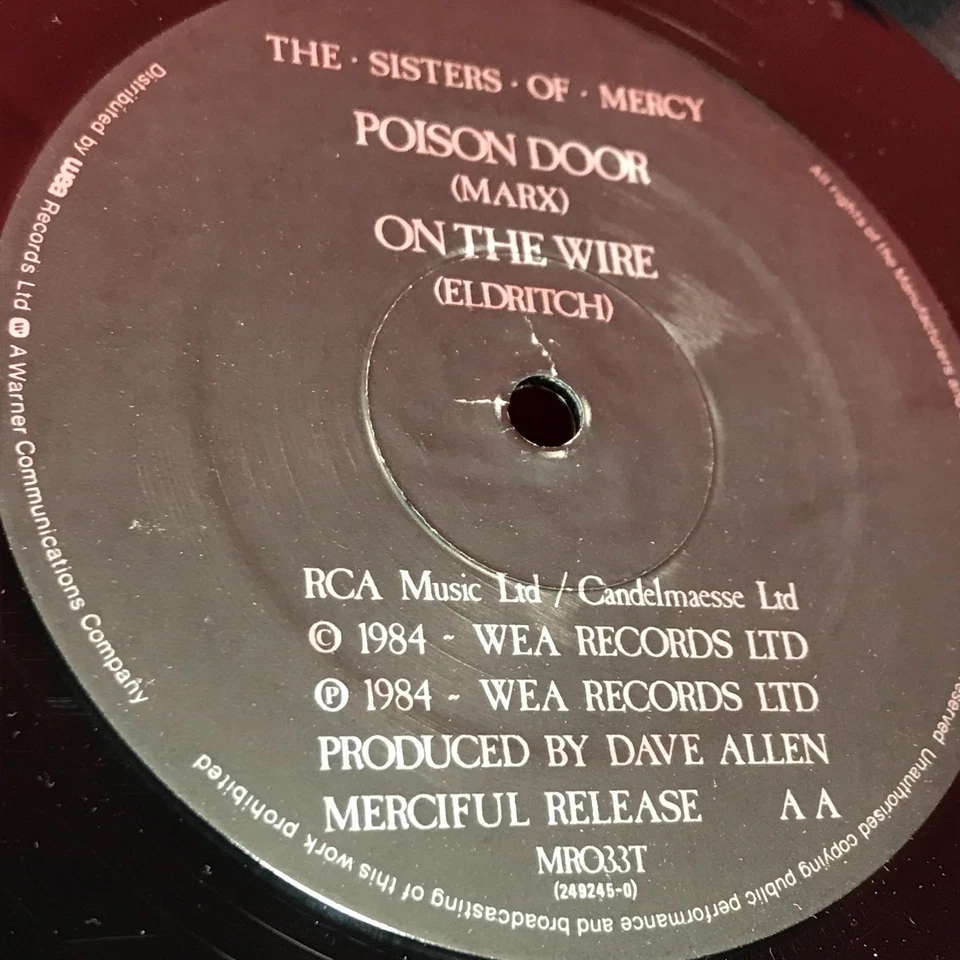 SISTERS OF MERCY Walk Away 1984 UK 3-track 12" vinyl single, - Image 4 of 4