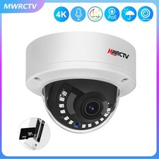 4K 8MP PoE IP Camera 2-Way Audio Outdoor Person Vehicle Alert for Home Security