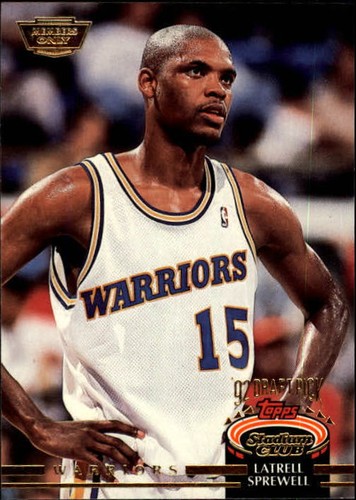 Latrell Sprewell [Members Only] #320 1992 Stadium Club card