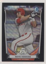 2014 Bowman Draft Chrome Black Wave Refractor Rhys Hoskins #CDP122 1j8