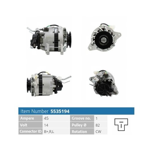 Alternator EB1819Q MD304139 MD060793 437143 A5T21984B A5T20484 MD086016 600032