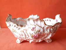 Dresden Porcelain - Hand Painted Basket