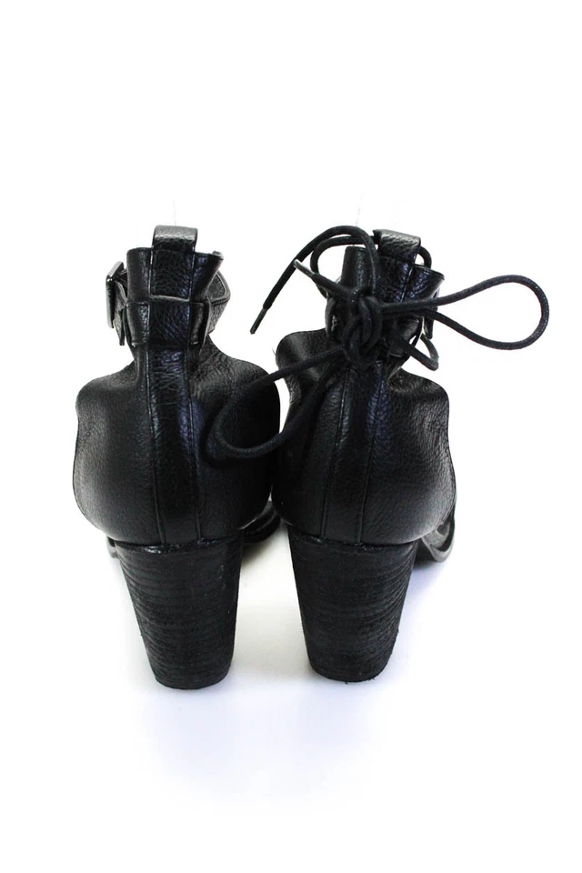 Sol Sana 女式露跟踝扣派对凉鞋黑色 10 码 — 第 3/4 张图片