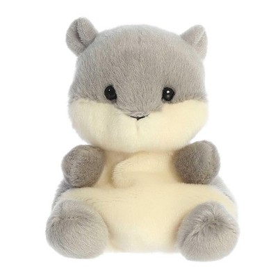 Aurora  Adorable Palm Pals  Gus Grey Squirrel  Stuffed Animal 5 Inches, Gray