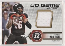 2021 Upper Deck CFL UD Game Jersey Matt Nichols #UD-MN 0b3