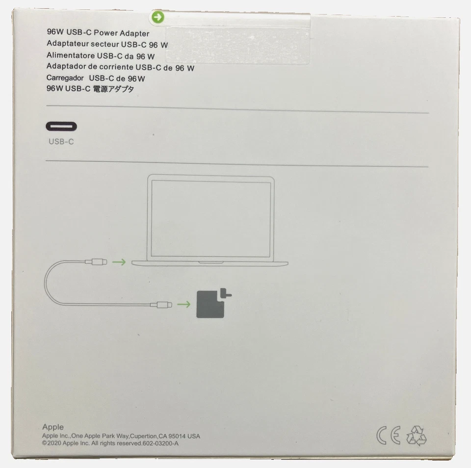 Apple 96W USB-C Power Adapter A2166 - Image 2 of 2