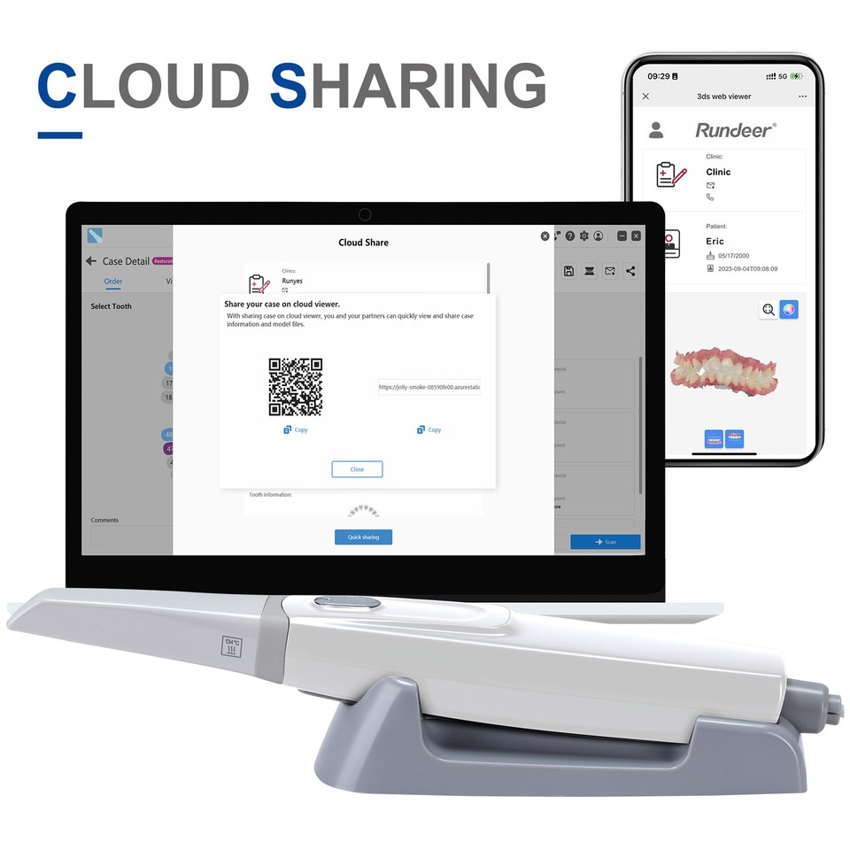 Scanner Intraorale Dentale 3D Con Software Di Scansione 2025 E Display In Tempo Reale
