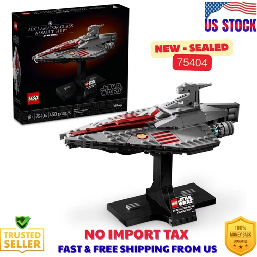 LEGO Star Wars Acclamator-Class Assault Ship Building Set for Adults - 75404