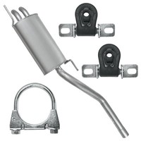 EndschalldäMpfer Auspuff Endtopf FüR Seat Inca 95-03 1.7 Sdi 1.9 Sdi