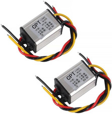 2PCS 12V to 6V Car Power Voltage Converter DC 9V-22V 12V to DC 6V Buck Voltage
