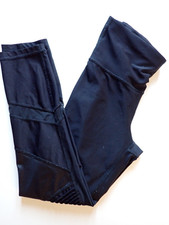 Womens Xersion Size Small Active Wear Leggings Black Workout Exercise