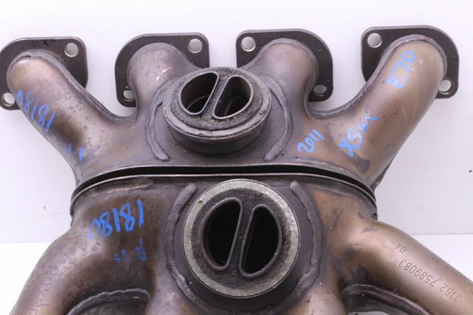 BMW X5M X6M 2010-2013 4,4 colector de escape OEM usado Foto 2 de 4