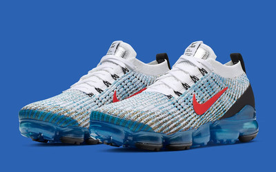 Nike Air Vapormax Flyknit 3 Photo Blue AJ6900-106 Men's Size 9 RARE FAST SHIP