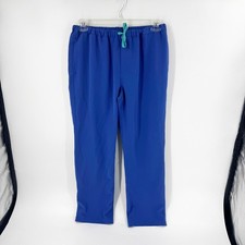 FIGS Mens Royal Blue Pisco Basic Scrub Pants FM4500 Elastic Waist Drawstring