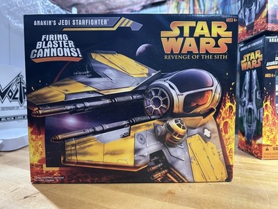 STAR WARS REVENGE OF THE SITH ANAKIN'S JEDI STARFIGHTER VEHICLE FAST SHIPPING 