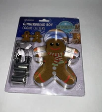 R&M International Gingerbread Boy Cookie Cutters. 8 Pack