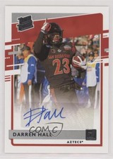 2021 Panini Chronicles Draft Picks Donruss Rated Rookie Darren Hall Auto bn5