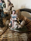Christmas Holy Family Nativity Advent candle holders 4pc Resin — photo 2