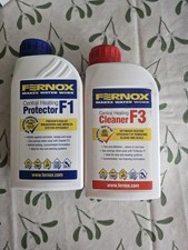 Fernox F1 & F3 Central Heating Protector and Cleaner Set 500ml Each