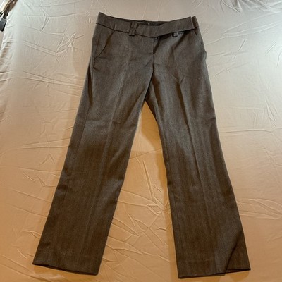 Reserved Dress Pants Men s 36x30 Gray Herringbone Flat Front Business Slacks