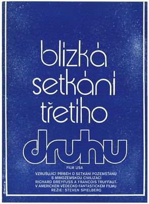 CLOSE ENCOUNTERS OF THE THIRD KIND Original Czech Artistic RARE A3 Movie Poster