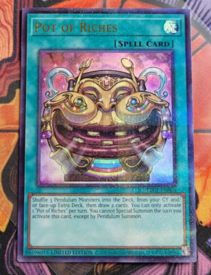 Pot of Riches TBC1-EN005 Ultra Rare	Yugioh Card English