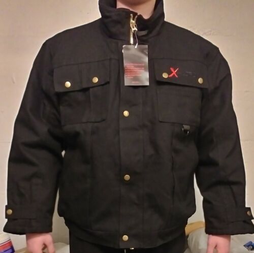 Classic Men's Black Duck Bomber Jacket in Sizes Medium Thru 2XL Retail 150 - Picture 1 of 3