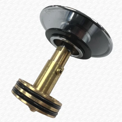 Bathroom Sink Basin Replacement Domed 60mm Clicker Plug & Spring EASY CLEAN TYPE