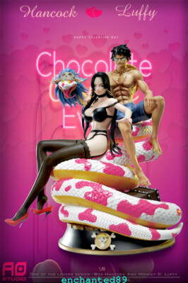 AO Studio One Piece Luffy & Hancock Valentine GK Resin Painted Statue Preorder