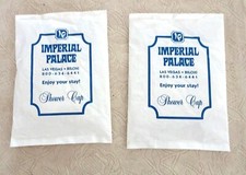 Bonnets de douche Imperial Palace Casino Las Vegas neufs dans leur emballage