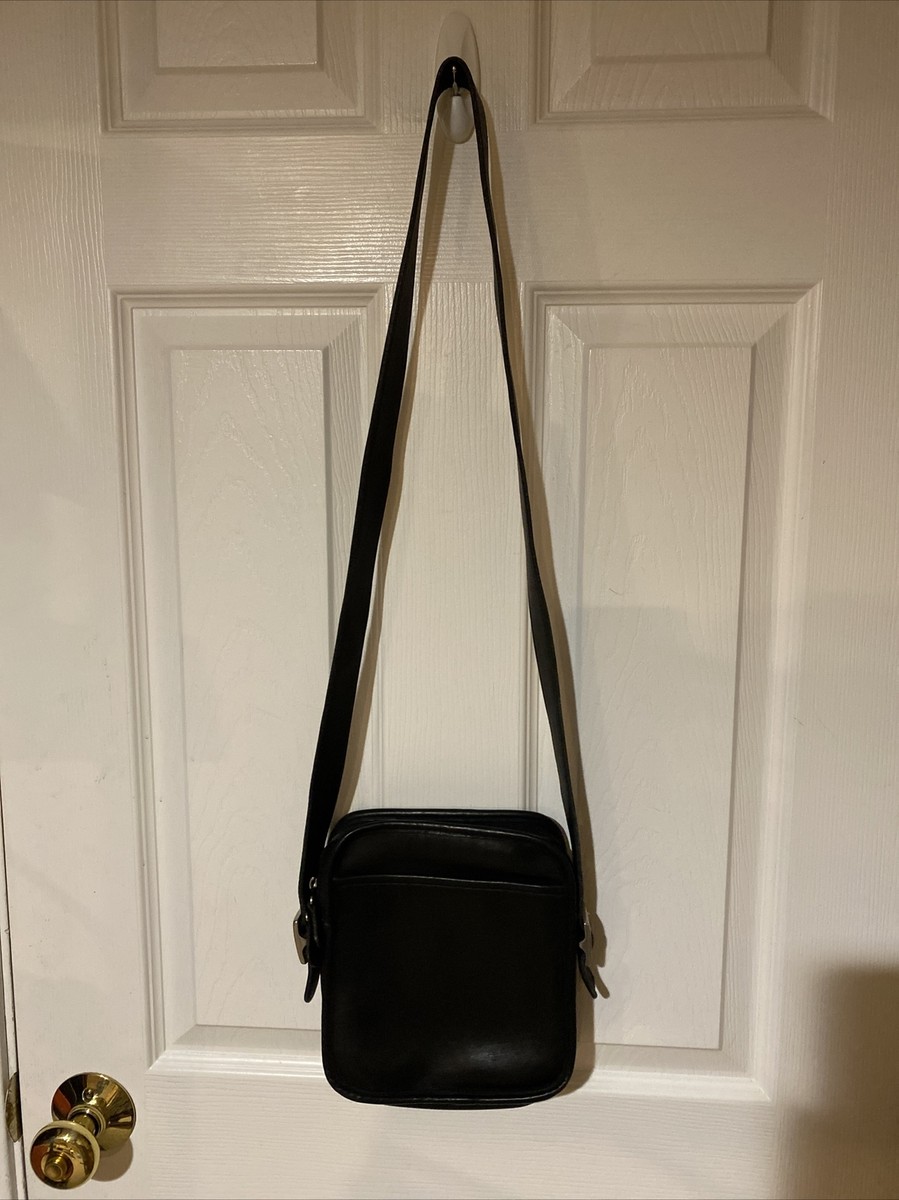 美品✨vintage coach old shoulder bag BLACK Old COACH 9136 LEGACY Black Leather Shoulder Crossbody Bag USA