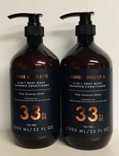 2 Bottles Tea Tree 3-in-1 Moisturizing Refreshing Body Wash 33 fl oz Each