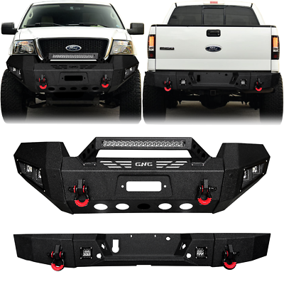 LOCKFIELD EQUIPMENT　 LFE BUMPER LUYWTE For 2006-2008 Ford F-150 Steel Front/Rear bumper With Winch